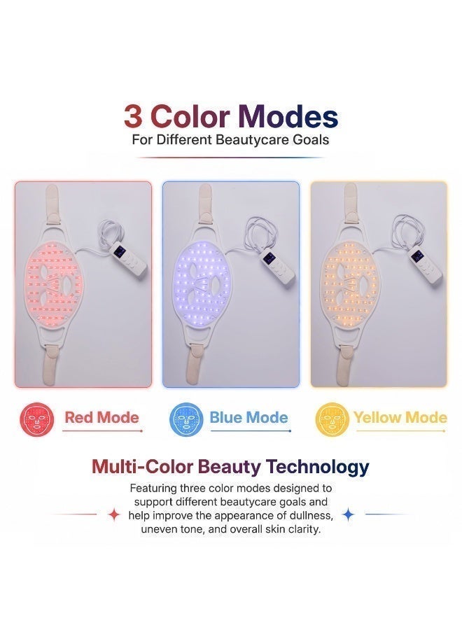 ATTRACTIVE GT Attractive LED Facial Radiance Mask for Glowing Skin | Light Therapy Mask for Anti-Aging, Acne Care & Skin Rejuvenation | Rechargeable face mask for Men & Women - Image 3