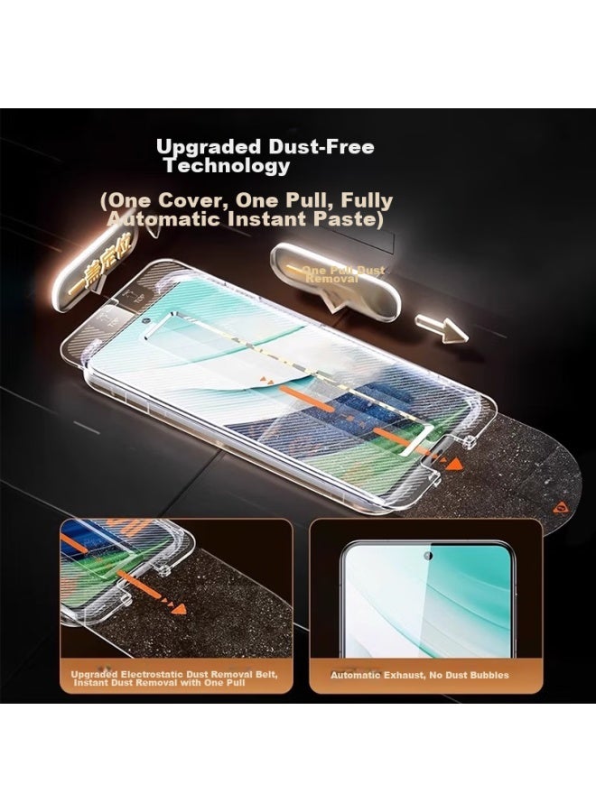 DiVi First Guard Tempered Glass Screen Protector For Huawei Mate 40/40e, Full Adhesive Curved Screen, High-definition Full-screen Film, Anti-fingerprint, Dust-free Chamber, Shatterproof Protective Film - Image 5