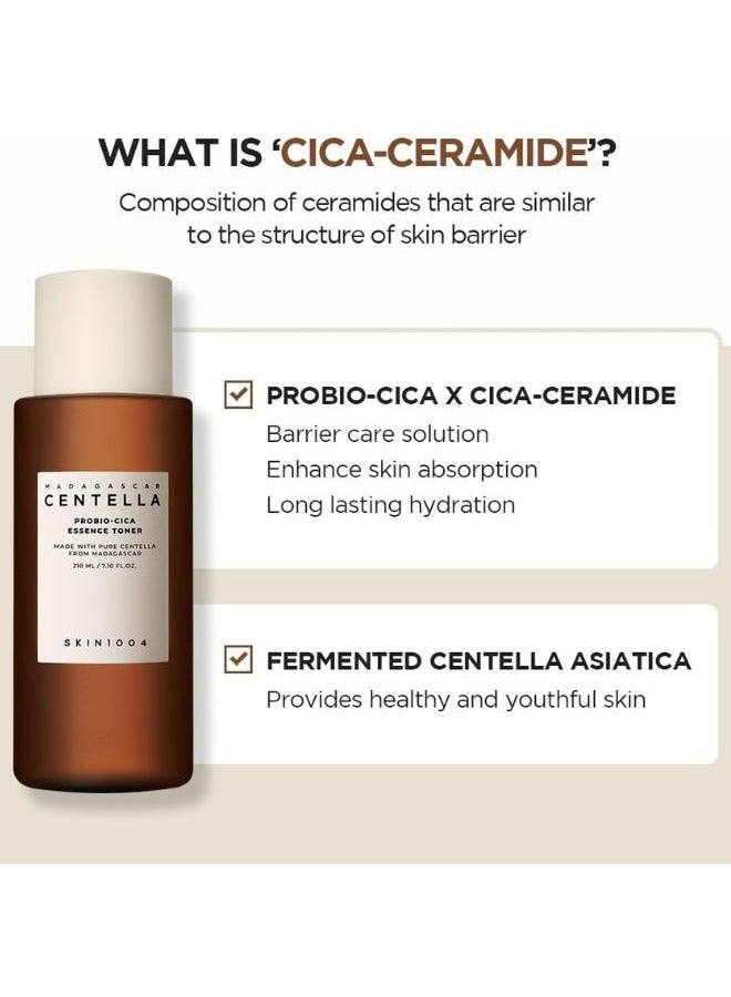 سكين1004 Madagascar Centella Probio-Cica Essence Toner 210ml Clear 210ml - Image 3