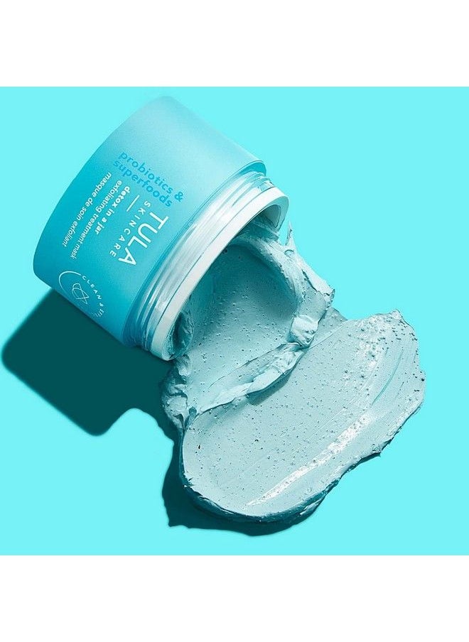 TULA - Skin Care Detox In A Jar Exfoliating Treatment Mask With Hydrating Vitamin E Soybean Oil And Bentonite Clay ; 1.7 Oz. - Image 1