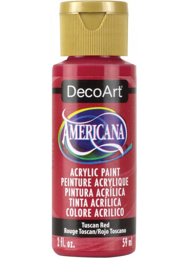 DecoArt Americana Acrylic Paint, 2-Ounce, Tuscan Red