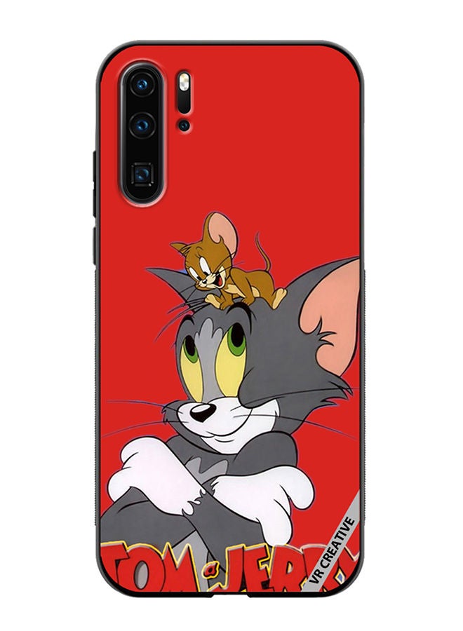 VR CREATIVE Protective Case Cover For Huawei P30 Pro Tom And Jerry Design Multicolour - Image 1