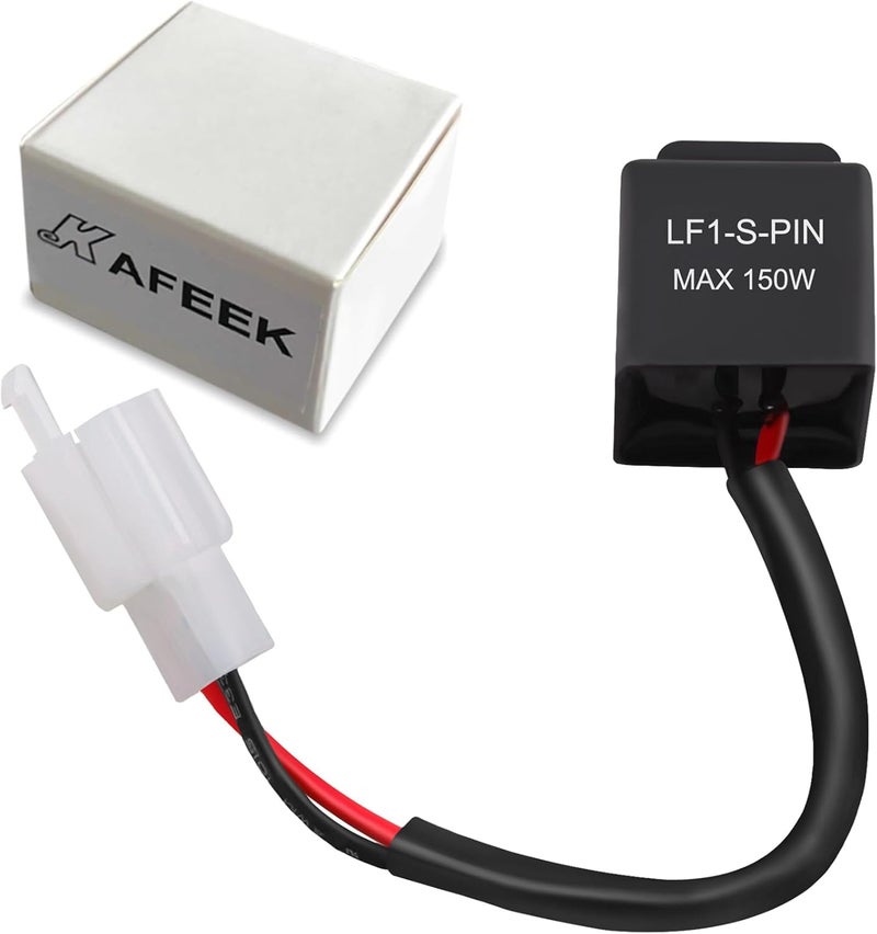 KAFEEK 2-Pin Electronic LED Flasher Relay for Motorcycles - Image 4