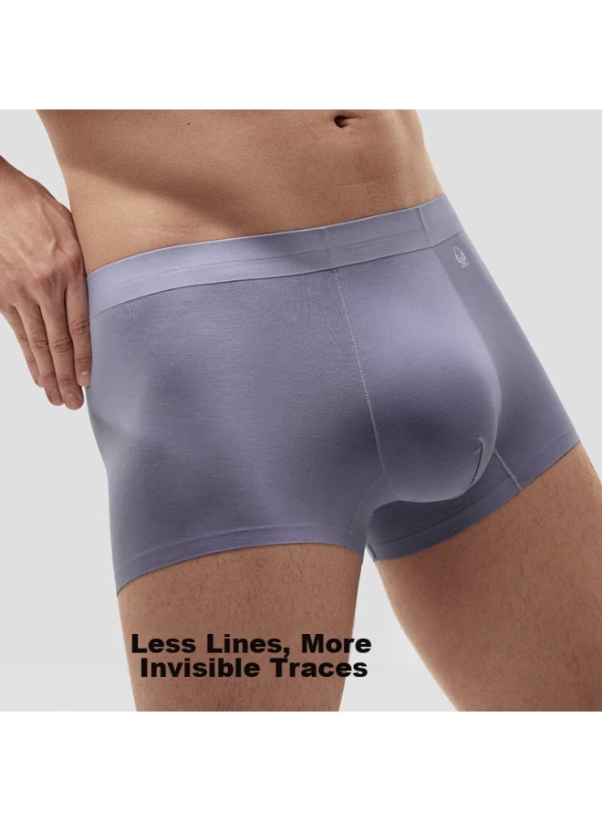 Bananain Jiaonei 500e Men's Underwear, 80-count Modal Ice Silk, 7a Antibacterial Seamless Boxer Briefs, Breathable Anti-chafing, Summer 3-pack - Image 4