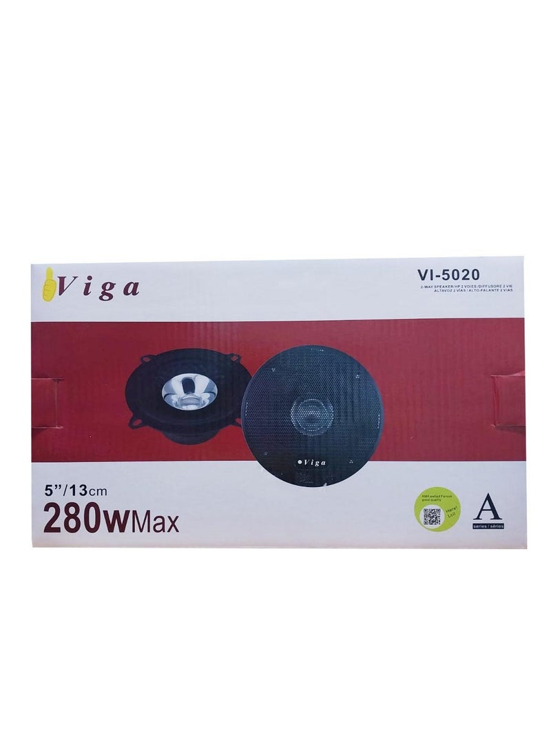 VIGA Car speakers Model VI-5020 280 watts5"  - Image 2