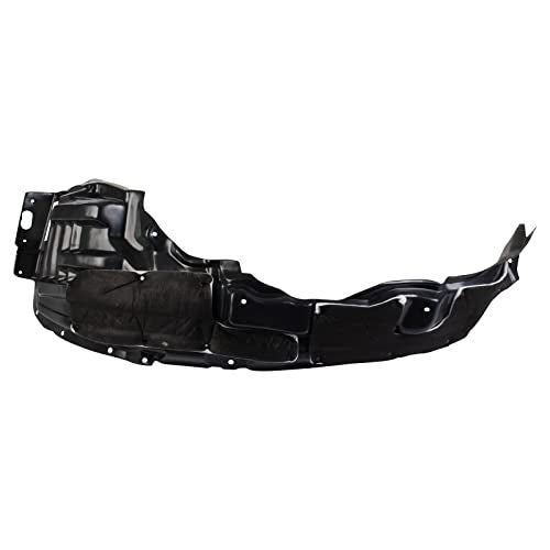 TRQ Front Left Inner Fender Liner Black Drivers Side Compatible with 2014-2019 Mitsubishi Outlander Sport MI1248127 - Image 1