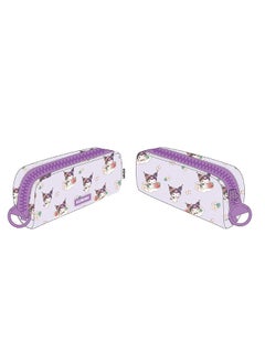 Miniso Sanrio characters Strawberry Collection Big-Zipper Stationery Case (Kuromi) 