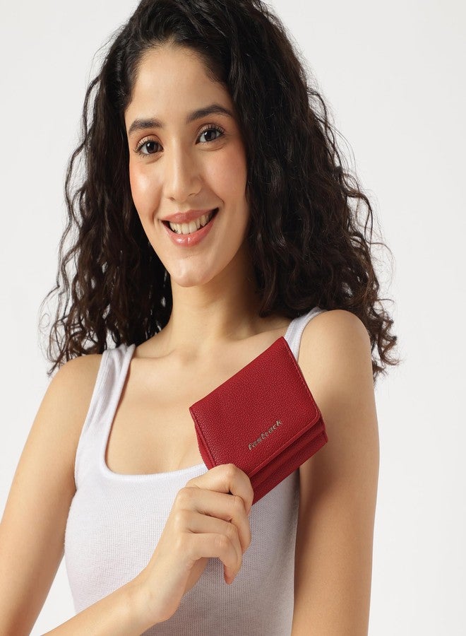 Fastrack Women's Pocket Essentials Wallet | Compact & Convenient | Coin Purse, Card & Cash Slots | Everyday Carry | 6 Months Warranty - Image 2