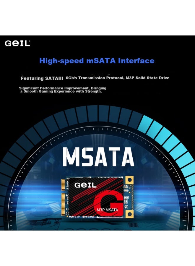 Geil 512gb Ssd Solid State Drive, Msata, For Desktop And Laptop, High-speed 500mb/s, M3p Series - Image 5