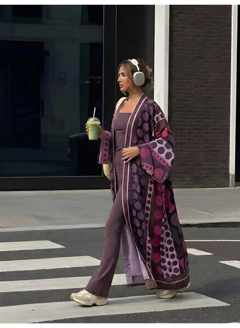 ذا انتايتيلد بروجكت عباية مزاج بنفسجي