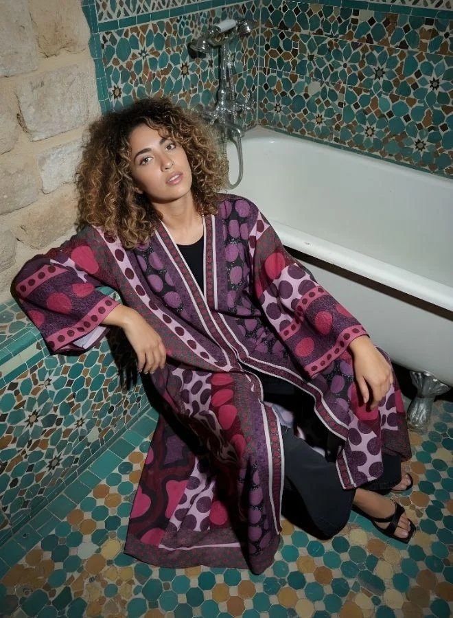 ذا انتايتيلد بروجكت عباية مزاج بنفسجي