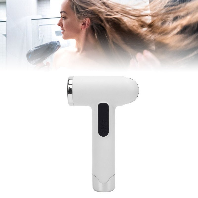 Cordless Hair Dryer: Silver Premium ABS Material, 15000mAh Large Capacity Battery - USB Rechargeable Portable Quiet Hair Dryer for Travel, Dormitory and Home Use - Image 5