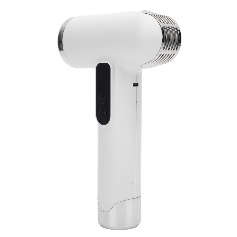 Cordless Hair Dryer: Silver Premium ABS Material, 15000mAh Large Capacity Battery - USB Rechargeable Portable Quiet Hair Dryer for Travel, Dormitory and Home Use - Image 4