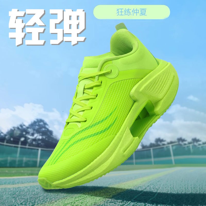 Red Rabbit 8Pro Running Shoes Boys' Carbon Plate Thickened Students Big Children'S Sports Test Children'S Running Shoes Full Palm Shock Absorption Sneaker - Image 1