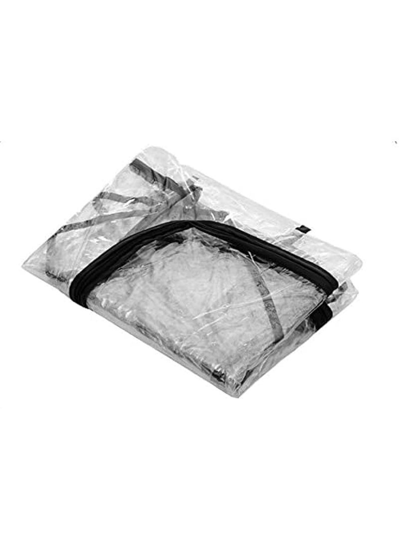 Chabeia Large Size Universal Stroller Rain Cover, Travel Weather Shield for Windproof, Waterproof, Stroller Weather Shield Universal with Rain Cover (Transparent) - Image 2
