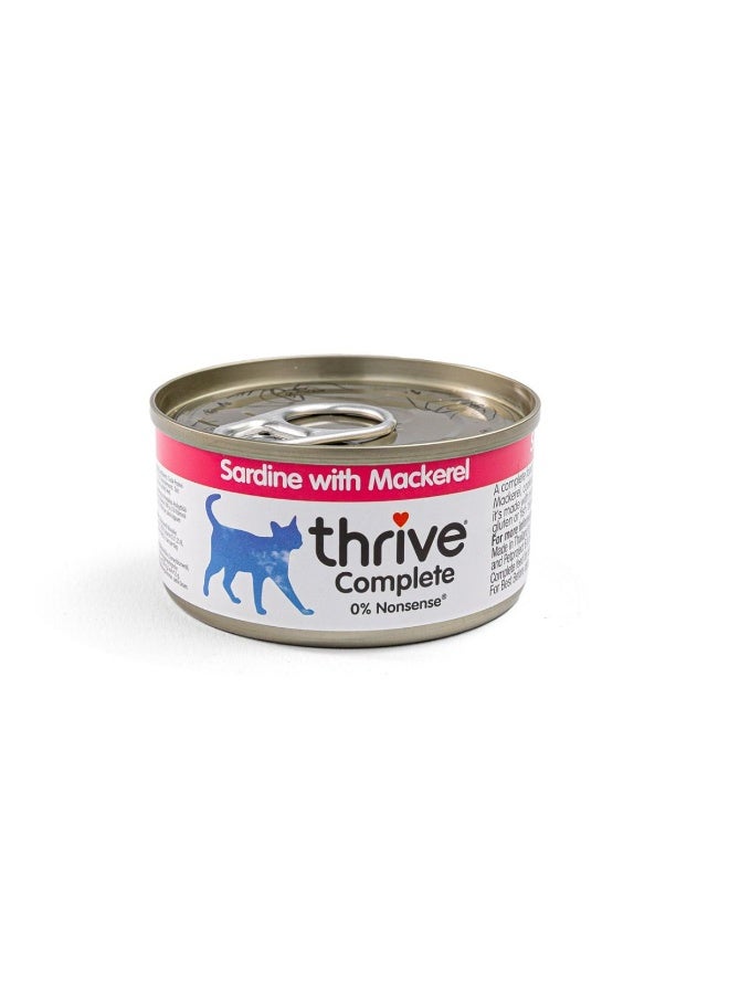Thrive Complete Wet Cat Food, Sardine with Mackerel, 12 x 75g - Image 2