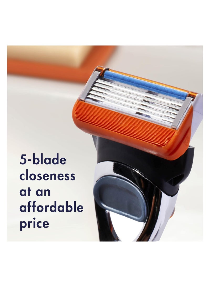 ماكينة حلاقة جيليت فيوجن للرجال بمقبض + شفرتين - Image 4