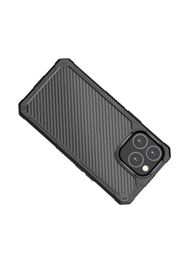 اس-توب جراب مقاوم للصدمات من ألياف الكربون لهاتف iPhone 13 Pro Max - Image 4