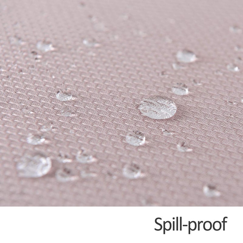 maxmill Textured Rectangular Tablecloth Water Resistance Antiwrinkle Spillproof Soft Jacquard Table Cloth for Dining Room  Buffet Banquet Parties and Holiday Dinners  60 x 104 Inch  Dusty Pink - Image 5