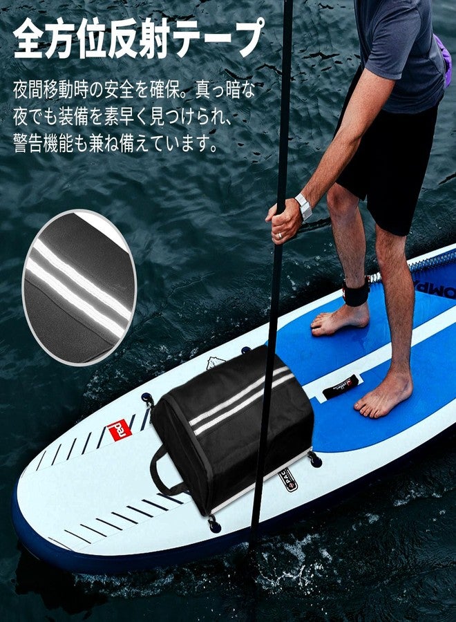 BOHEMIABY Waterproof Deck Bag for Paddle Boards & Kayaks - Paddleboard Storage Dry Bag with Turning Hook | Oxford Material & Insulated Cooler Compartment for SUP, Surfboard, and Boating Accessories - Image 4