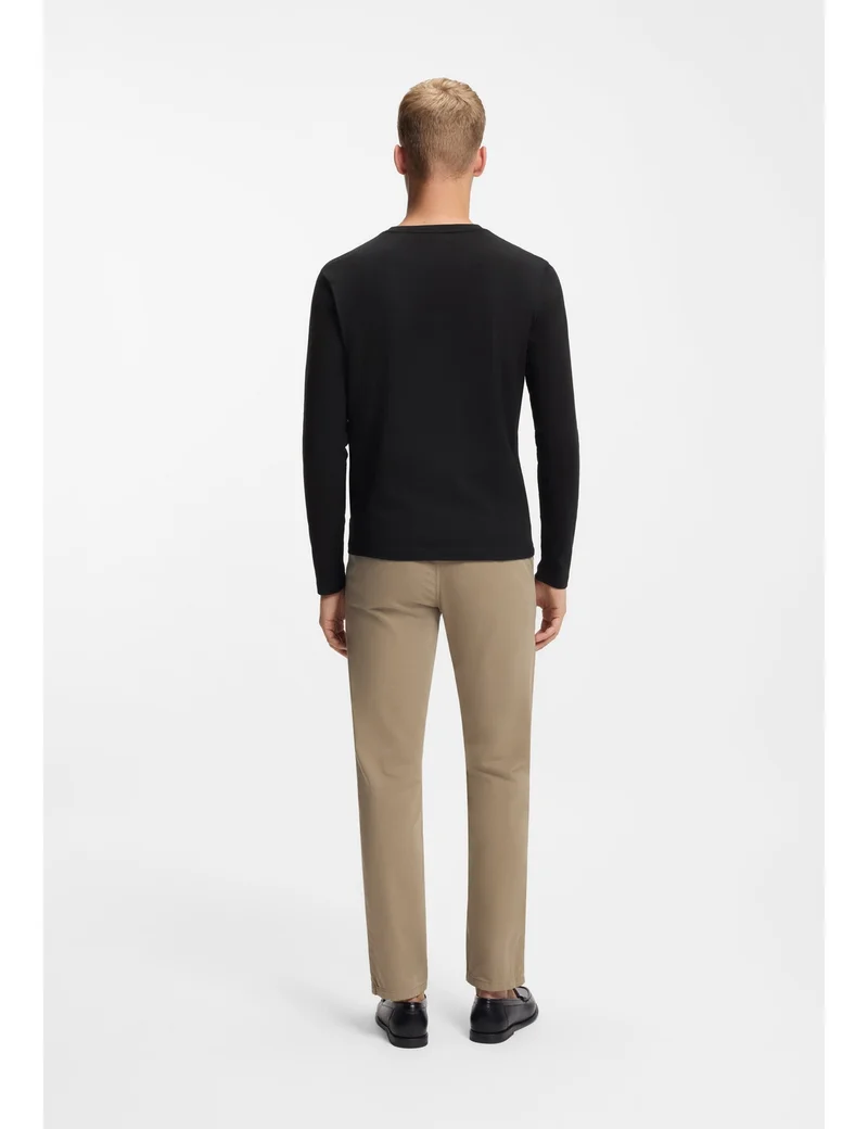 BOSS Cotton-jersey T-shirt with logo patch