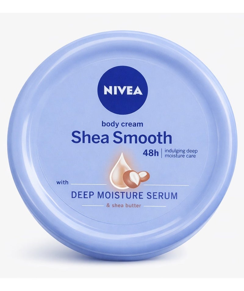 Nivea body cream Shea Smooth with DEEP MOISTURE SERUM & shea butter FOR NORMAL / DRY SKIN 400 ml - Image 2