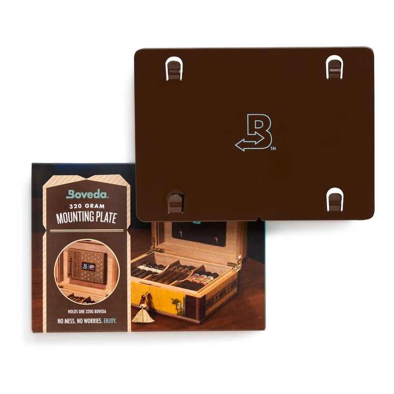 Boveda Metal Boveda Mounting Plate | For Use With One (1) Size 320 Boveda (Sold Separately) | Includes One (1) Mounting Magnet | 1-Count - Image 1