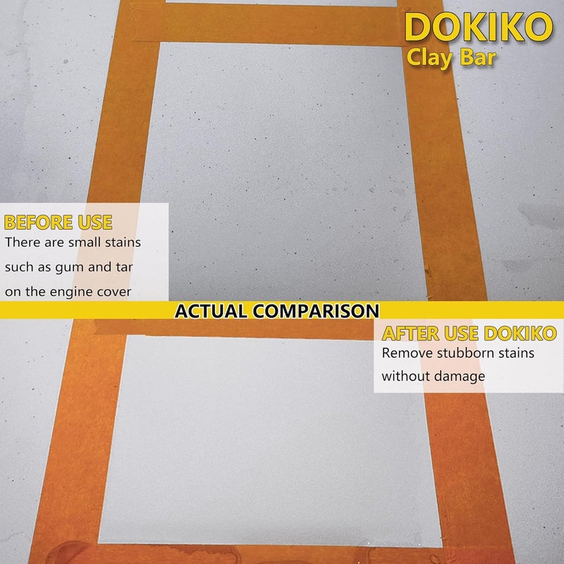 DOKIKO 8 Pack Car Clay Bars Auto Detailing Premium Magic Car Clay Bars Kit | Adsorption Capacity for Car Detailing Car Wash Clean |10 pcs Clay bar Lubricant Tablets (1pcs=16 oz) - Image 5
