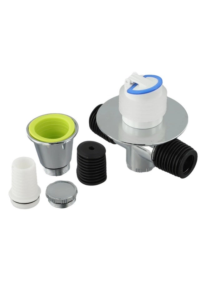 LUSHA Washing Machine 3-in-1 Sewer Tee Connector – Anti-Odor Floor Drain Adapter for Multi-Hose Water Drainage - Image 1