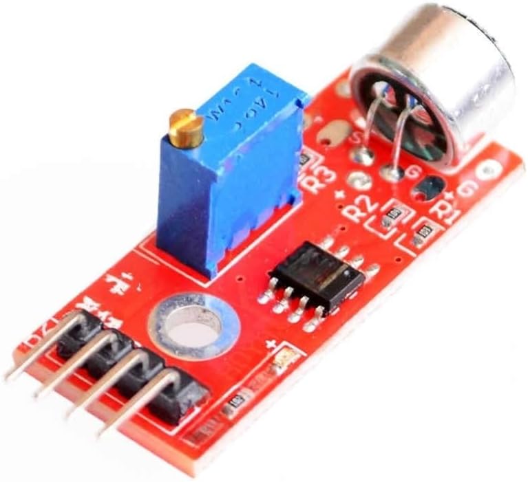 KY 037 4 دبوس وحدة استشعار كشف الصوت ميكروفون مرسل لسيارة الروبوت الذكية DIY - Image 2