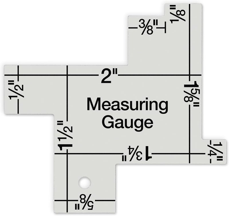 Dritz 3100 14 in 1 Measuring Gauge, Silver - Image 3