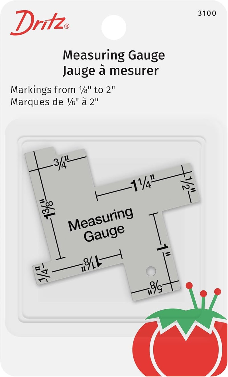 Dritz 3100 14 in 1 Measuring Gauge, Silver - Image 1