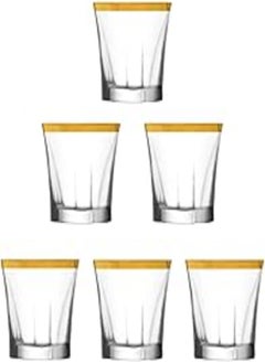 Segaey Golden TRUVA Tea Glass / 6 Pcs/Elegant design, Trusted Brand, Attractive shape/High Quality Materials - pzsku/Z56D1304AD7AC181B1A26Z/45/_/1723237248/a0ae75e4-c6de-4675-a4b8-454d19c33786