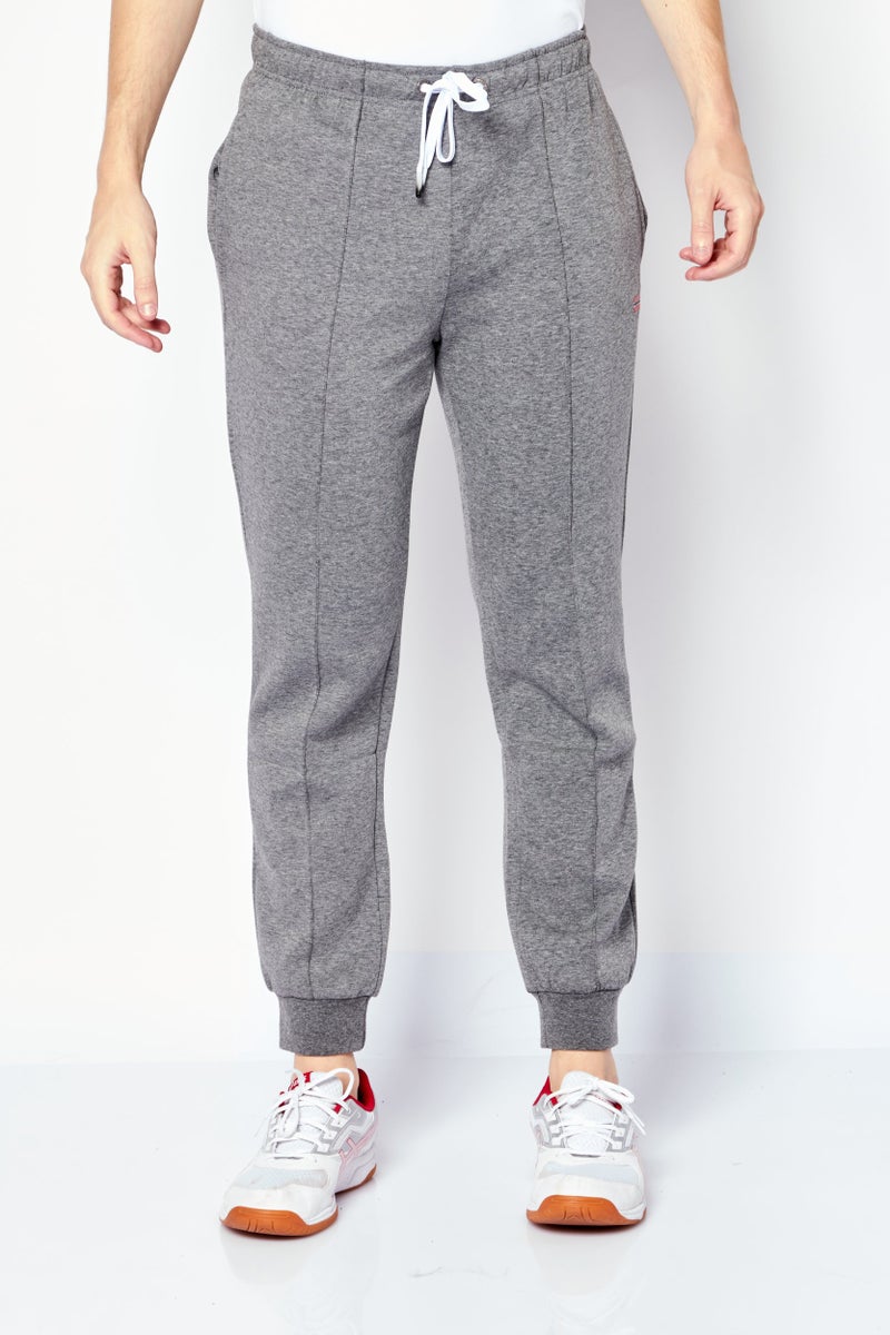Nordland Men Sportswear Fit Heather Training Jogger Pants, Dark Grey  - Image 1