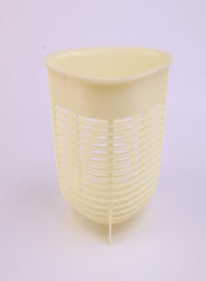 High-quality plastic sink strainer from M Store, yellow color