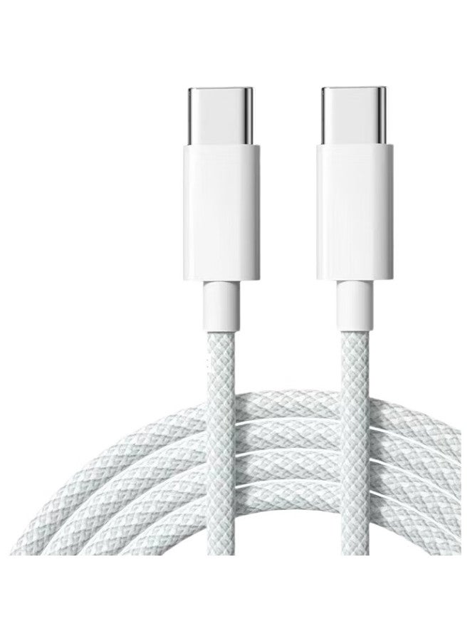 Zitai Iphone15 Data Cable Double Head Type-C Pd60W Fast Charging Cable C To C Charging Cable For Ipad/Macbook Laptop Huawei Phone 2M Braided - Image 1