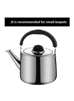Generic Kettle Stainless Steel Thickened Open Gas Gas Induction Cooker Tea Household Large Capacity Hot Independent Station Factory-Color:Extra Thick New Model (with Food-grade Stainless Steel Seal) Whistle Water Kettle-Capacity:6l [for 5 People Or More (can Hold Two Ordinary Kettles)]  - Image 1