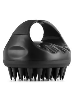 Scalp Massager Shampoo Brush–Premium Silicone Head Massager & Scalp Scrubber, Perfect Hair Brush for Curly Hair, Scalp Scrub, Hair Oil Applicator, and Detangling with soft silicone bristles