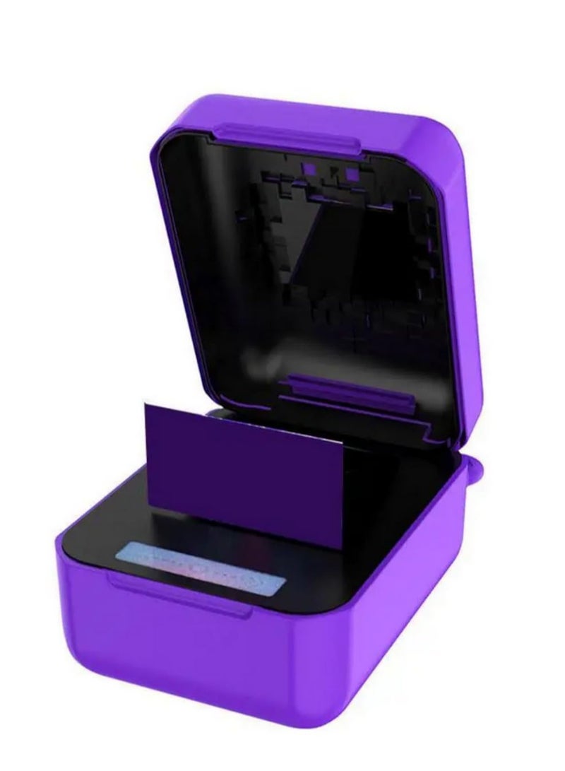 For Bitzee Elf Pet Machine Silicone Protective Case Cover All-in-One Anti-Drop Shell Dustproof & Waterproof Portable Travel Cover for Bitzee Digital Pets Toy Accessories (Purple)  - Image 2