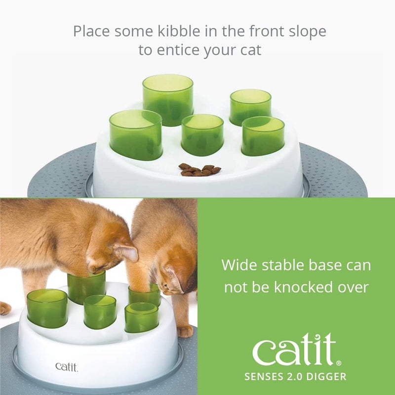 Catit Senses 2.0 Digger Interactive Toy for Cat, Large - Image 4