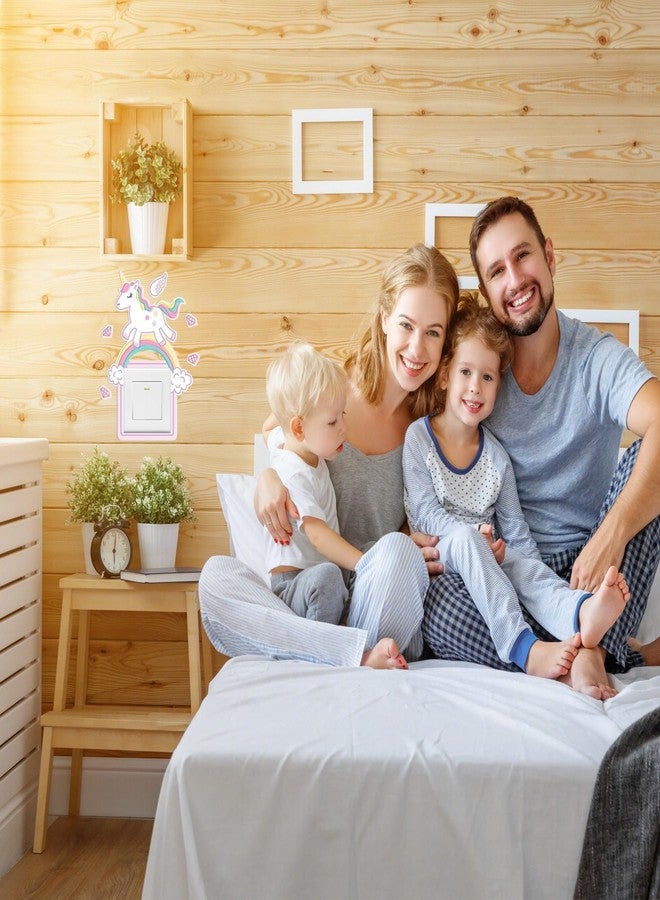ملصقات لوحة مفاتيح المنزل، ملصقات مفاتيح، مجموعة ملصقات لوحة مفاتيح برسومات كرتونية، ملصقات جدارية ذاتية اللصق لتزيين غرف الأطفال، أغطية مفاتيح الإضاءة والمقابس - Image 3