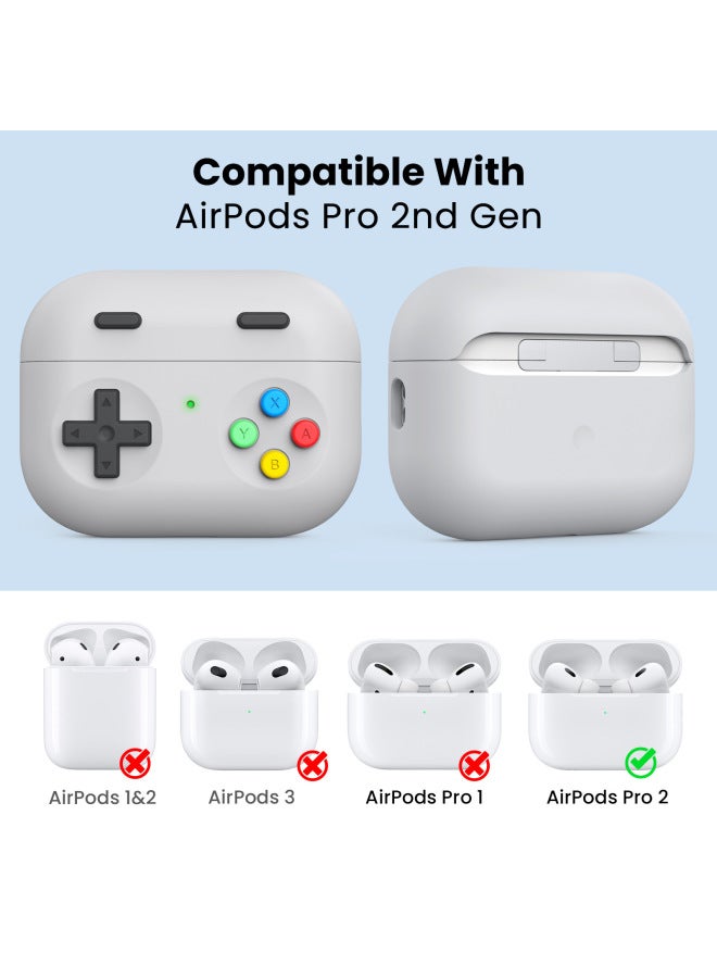أهاستايل حالة حماية سماعات AirPods Pro 2 من السيليكون - غطاء سميك جدًا بتصميم كرتوني قابل للفصل ومخصص للحماية - Image 2