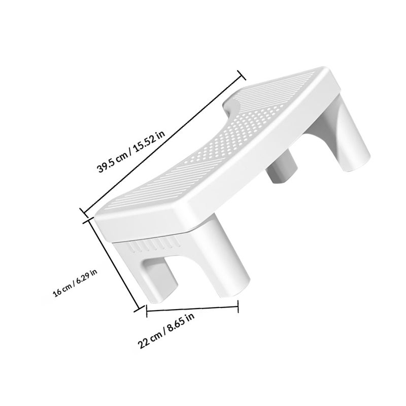 Squatting Toilet Stool Poop Stool Sturdy Potty Stool Bathroom Stool Non- Toilet Stool Squat Pooping Foot Step Stool for Adult Seniors Kids - Image 2