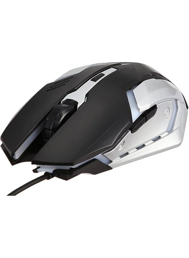 USB Wired Mouse with RGB Lighting – Ergonomic Design & High Precision