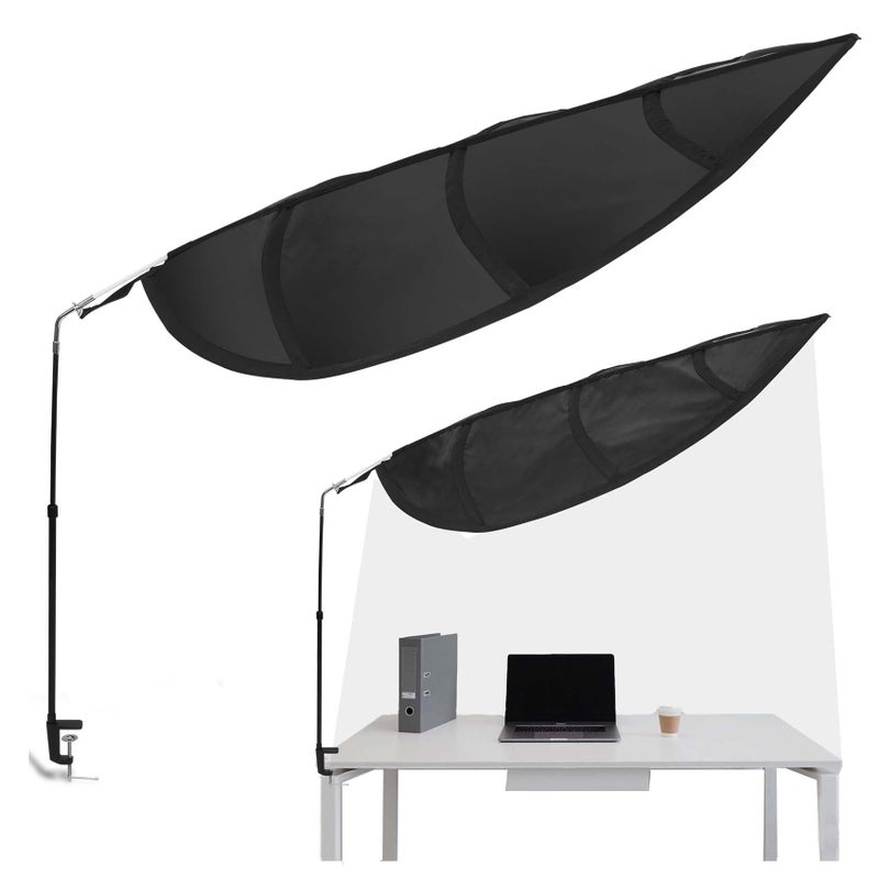 P Polerden Office Cubicle and Desk ShadeAdjustable cubicle shadeBlock Overhead Light Glare And AirflowUvResistant FabricWorking Office Cubicle Accessories for Light Sensititve Workers - Image 2