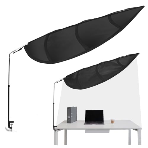 P Polerden Office Cubicle and Desk ShadeAdjustable cubicle shadeBlock Overhead Light Glare And AirflowUvResistant FabricWorking Office Cubicle Accessories for Light Sensititve Workers - Image 1