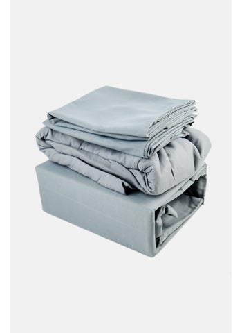 4 Pieces Plain Flat Sheeet With Pillow Case Set, Dark Grey - pzsku/Z56D1AECFD461AB813E9CZ/45/1750688600/6c4cca63-87ee-4c53-a348-942326e973c1