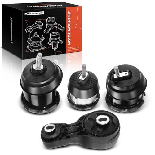A-Premium 4pcs Engine Motor and Transmission Mount Kit Compatible with Chevrolet Traverse 2009-2017 & GMC Acadia 2009-2016 & Buick Enclave & Saturn Outlook 3.6L, Automatic, Replace# 215147744 25840450 - Image 1