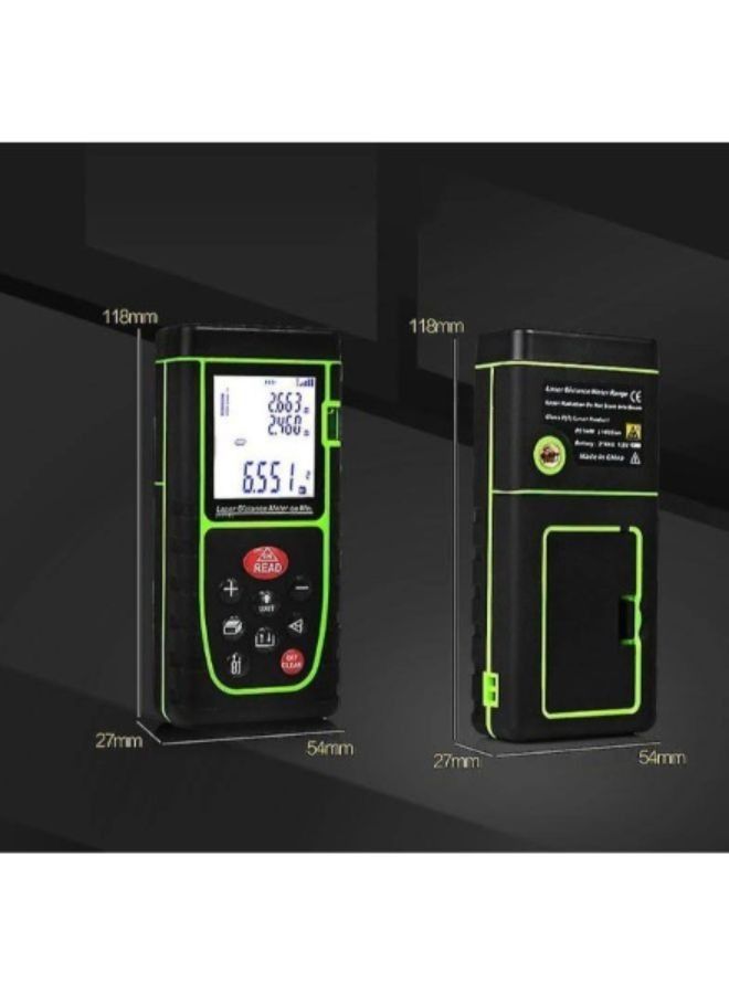 100M Digital Laser Distance Meter Electronic Angle Sensor Laser Range finder Promotions Laser Tape Measure Instruments Tools For Area And Distance Measurement - Image 2