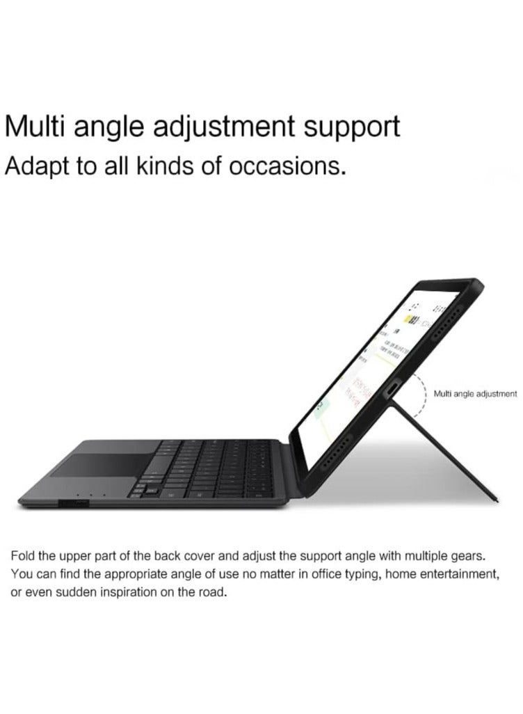 Keyboard Compatible with Honor Pad X9 11.5 inch 2023 Touch Shaft Bluetooth Leather Case  - Image 4